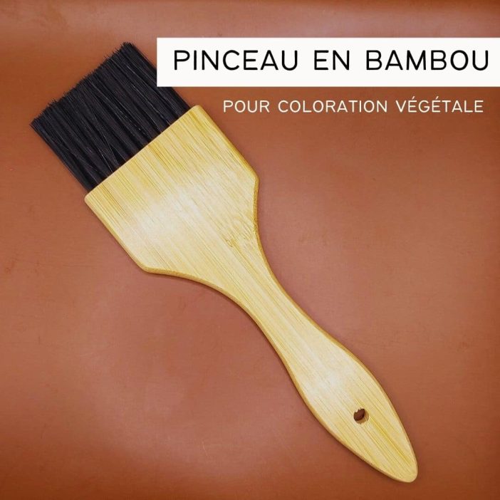 Pinceau large à colorations capillaires spécial coloration végétale - soin des cheveux bio - La Fabrik'à Bulles
