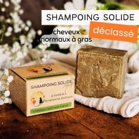 Shampoing solide qui mousse - normaux à gras | Déclassé
