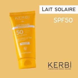 Lait solaire minéral SPF 50 par Kerbi | 50g